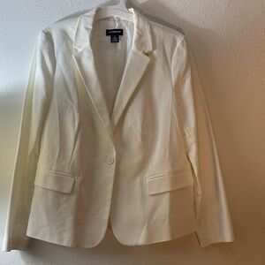 Liz Claiborne Classic White Blazer